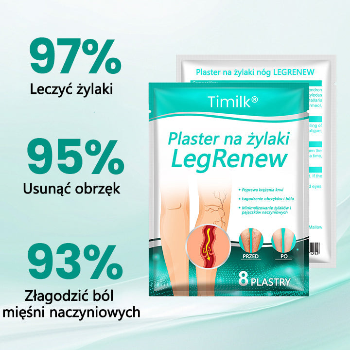 LOVILDS® LegRenew Patch for Varicose Veins Supports Vein Health & Helps Reduce Swelling — No Surgery