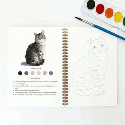 🖼️Beginner-Friendly - Watercolor Workbook
