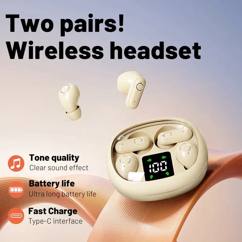 Wireless Bluetooth Sleep and Sports Earbuds Set🔥2-Pair-Pack