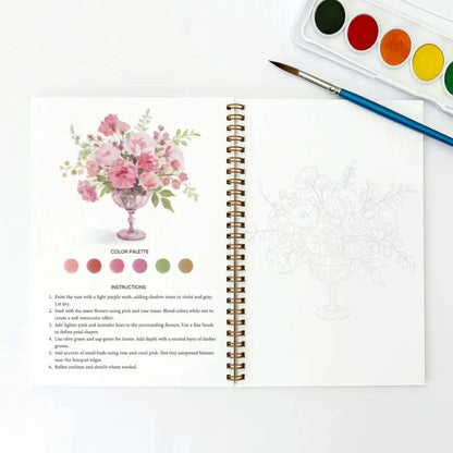 🖼️Beginner-Friendly - Watercolor Workbook