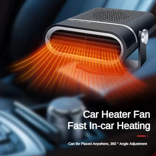 TAILEDEN Instant Heat 360° Portable Car Heater Fan — Fast Defogging & Winter Driving Comfort