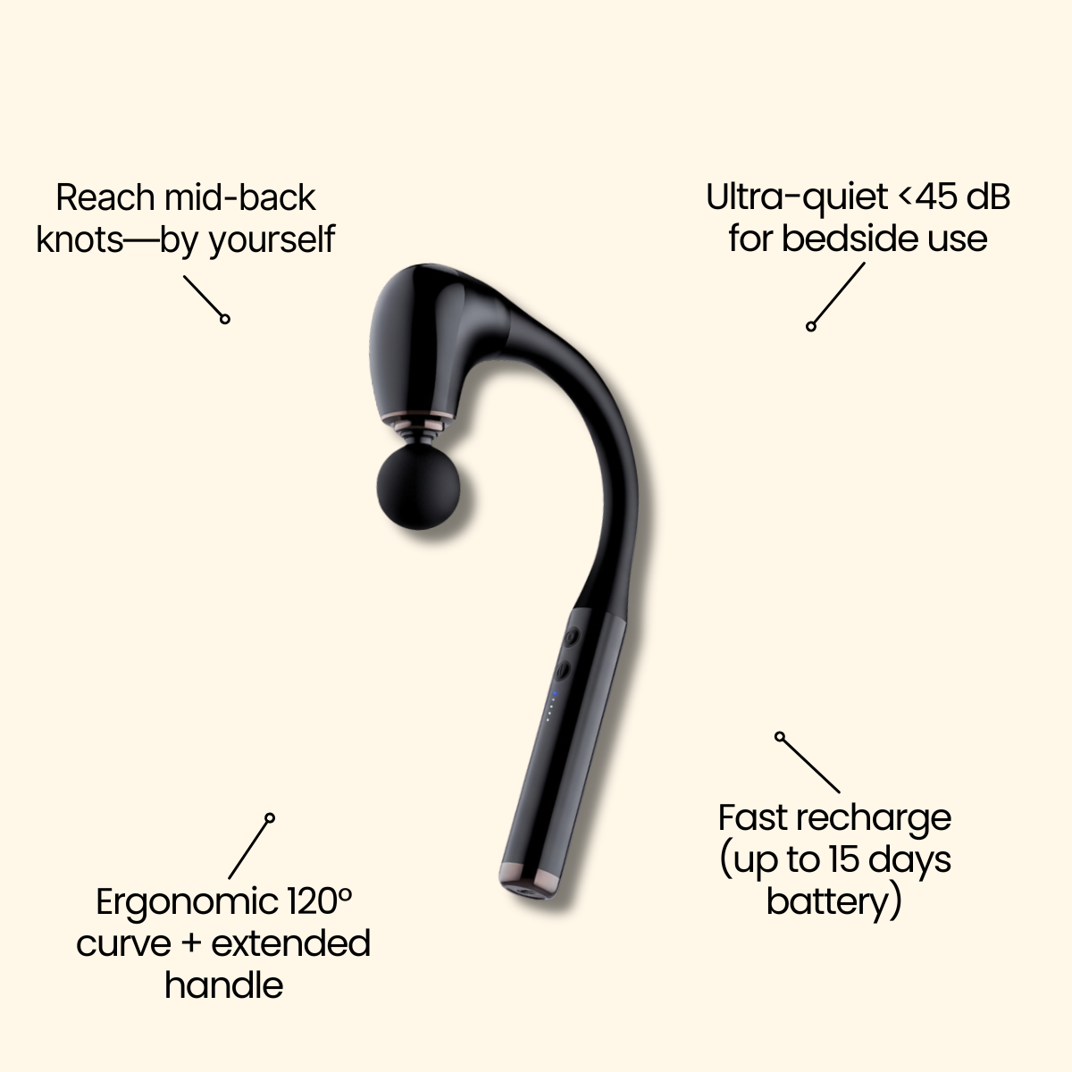 After 3 years of stiffness and discomfort, I finally relieved my fatigue with this product⭐Alisanda Massage Gun