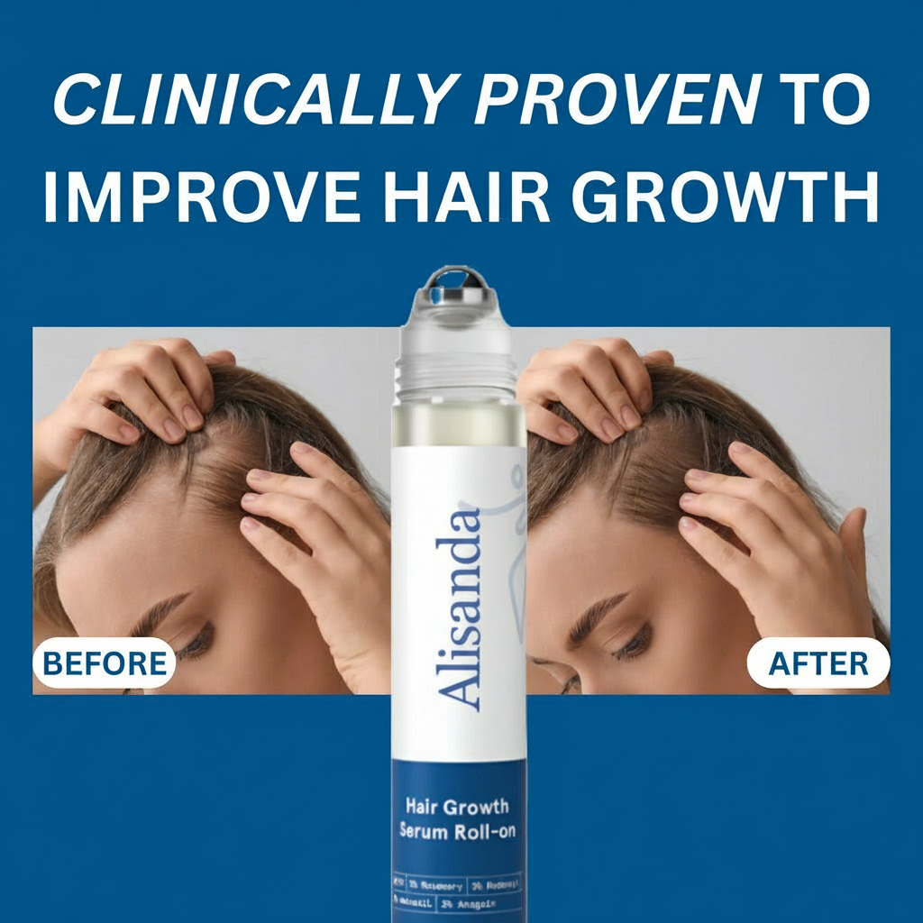 Hair Growth Roll-On Serum – Targeted Formula for Thicker, Fuller Hair in Just Weeks