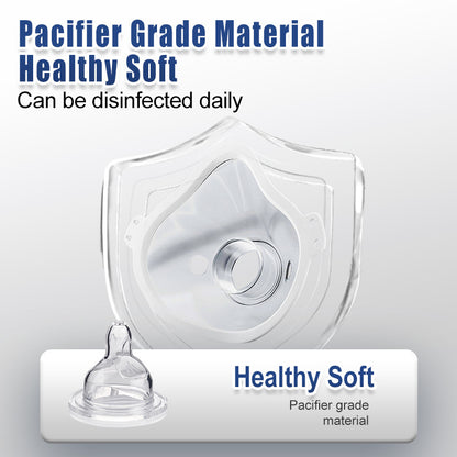 Portable Smart Humidifier with Auto-Cleaning & Dual Modes, Rechargeable Handheld Humidifier for Respiratory Care at Home/Travel