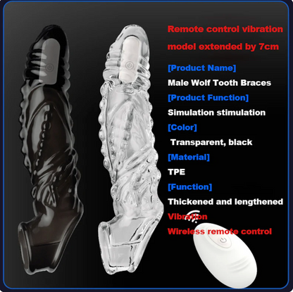 Reusable Sleeve Extension Vibrator – Makes You Longer, Harder & Unstoppable 😍