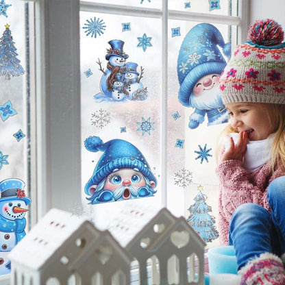 💖Black Friday Mega Deal – 50% Off!💖9-Piece Christmas Glitter Window Stickers